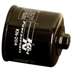 K&N KN-204 Oil Filter with easy 17mm nut for easy removal, John Brigiotta recommends using K & N Oil Filter on any Super Sport Bike